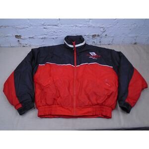 Vintage 90s Dale Earnhardt Jr. #8 Bud Competitors View Puffer Jacket Men’s XL